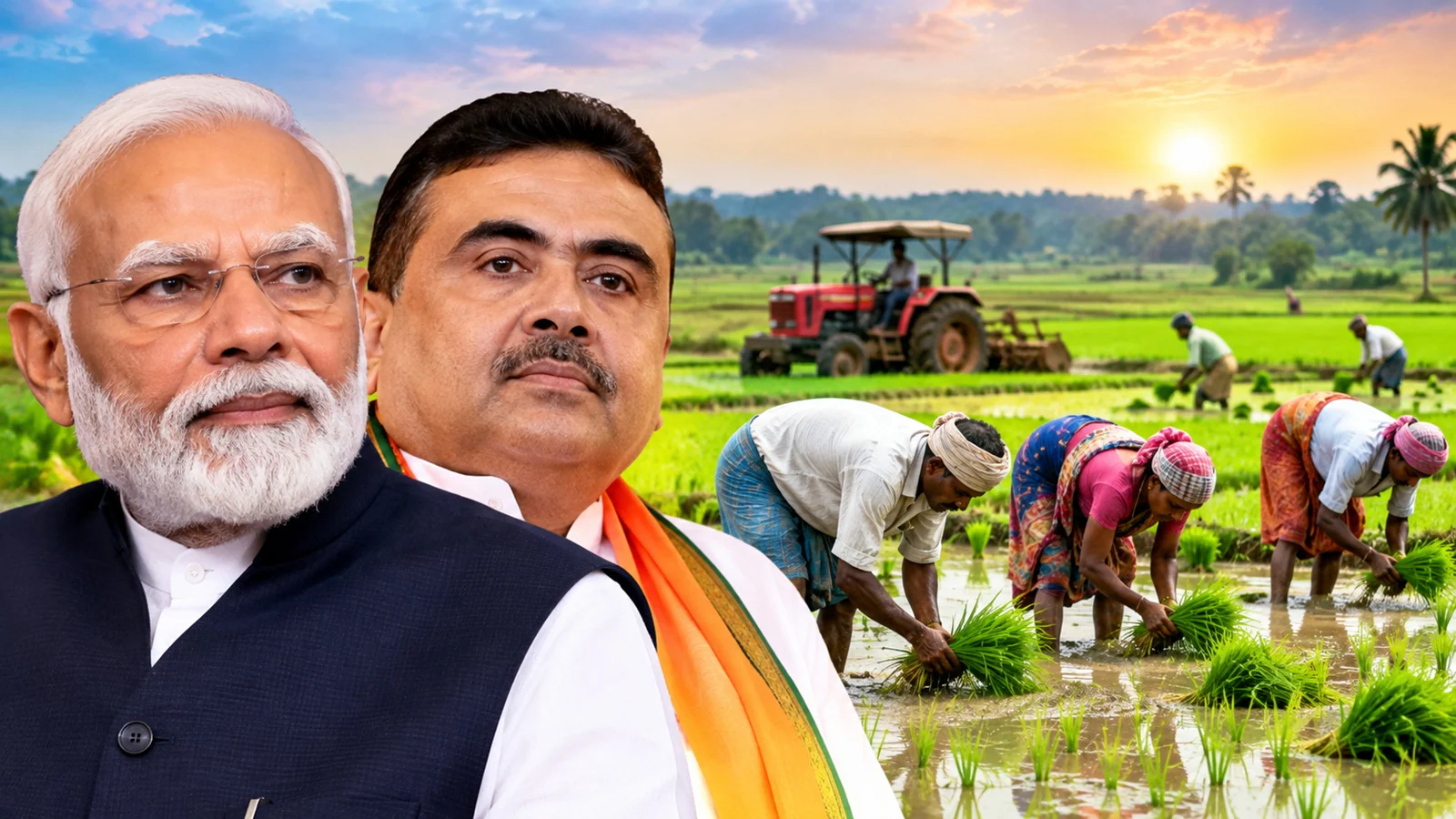 বছরে প্রত্যেকের হাতে ৯০০০ টাকা ! বাংলার ৫৪ লক্ষ কৃষকদের জন্য সুখবর